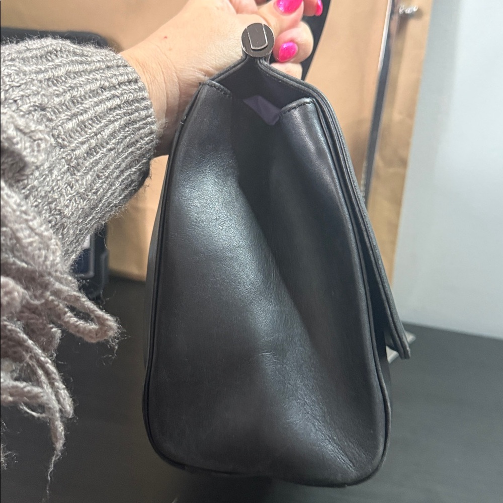 Coach Whitney Black Leather Satchel - Picture 6 of 13